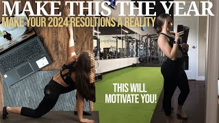 How to STICK to your New Years Resolutions in 2024 | Fitness Motivation, 2024 New Year Fitness Plan