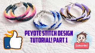 PEYOTE STITCH DESIGN TUTORIAL PART 1