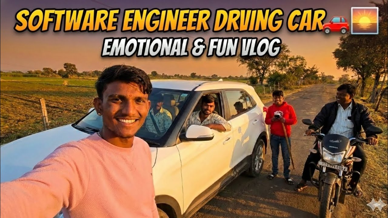 WORK FROM HOME SOFTWARE ENGINEER | FIRST CAR DRIVE IN VILLAGE ❤️
