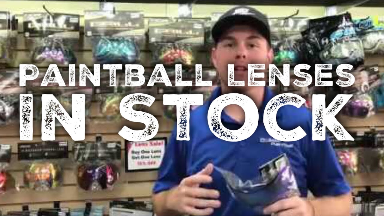 Paintball Lenses Available At Pro Edge Paintball Store Houston, Tx