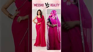 ✨ Meesho VS Reality 😅 | Saree Expectations vs Reality Online Shopping TruthDescription #SareeReview