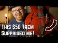 Xtrem Floating Tailpiece Vibrato by Guitar Fetish - No-drill "Budget Bigsby" Review