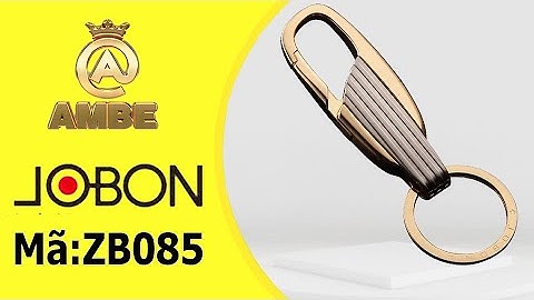 Móc khóa Jobon ZB085 đẳng cấp quý ông | Móc khóa xe cao cấp | Ambe