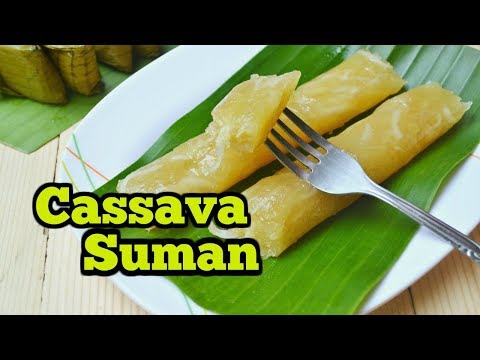 Cassava Suman (Suman Kamoteng Kahoy)