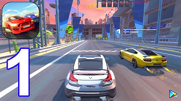 Racing Clash Club - Gameplay Walkthrough Part 1 Tutorial Rookies Tour (Android, iOS)