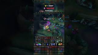 (VIT Carzzy) Vayne PENTA KILL | EUW Master Patch 26.11 #shorts