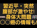 習近平・突然腹部が激やせ!身体大問題○○癌の情報も!#習近平#習近平 激やせ#習近平 すい臓癌#習近平 ガン