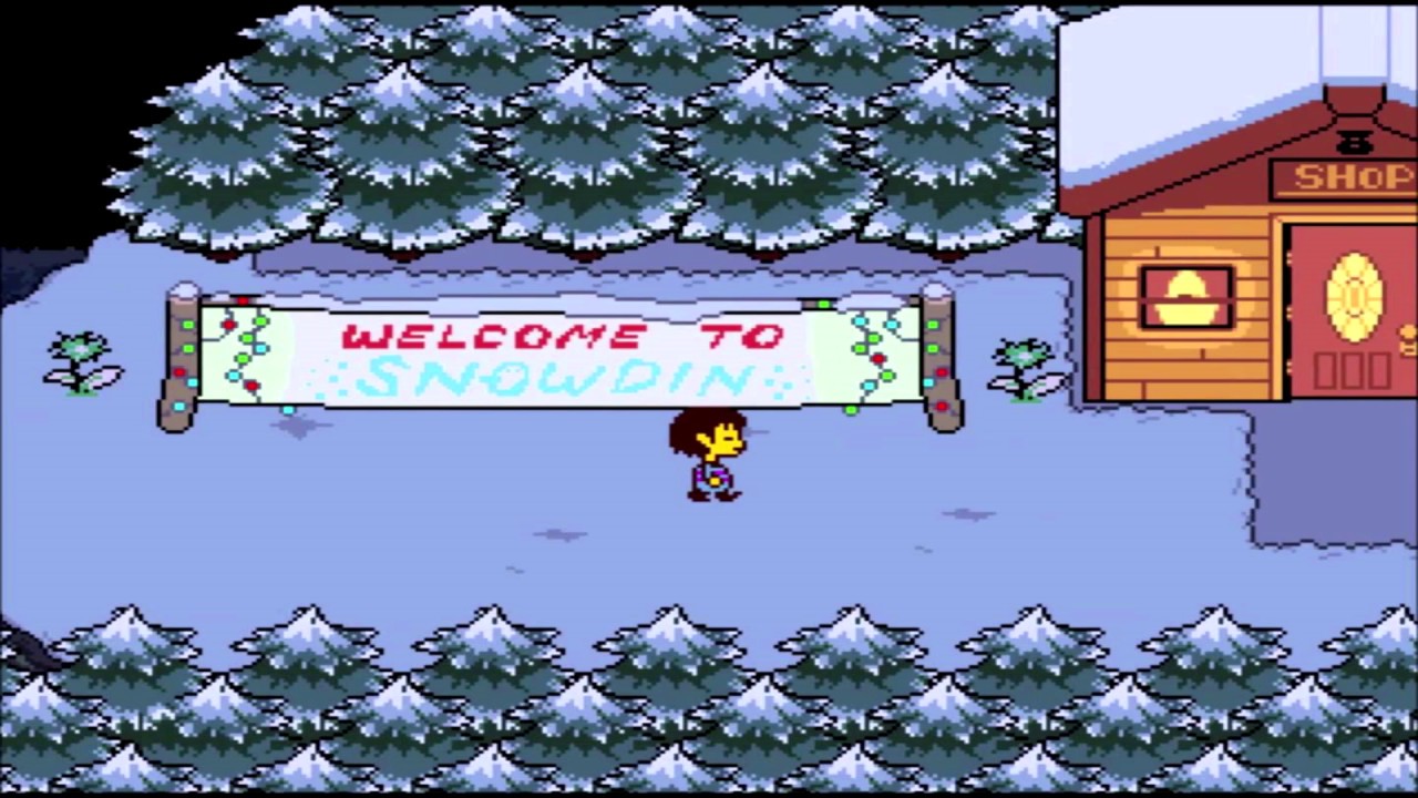 Карта undertale сноуден