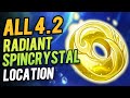 All Fontaine 4.2  Radiant Spincrystal Location | Genshin Impact 4.2