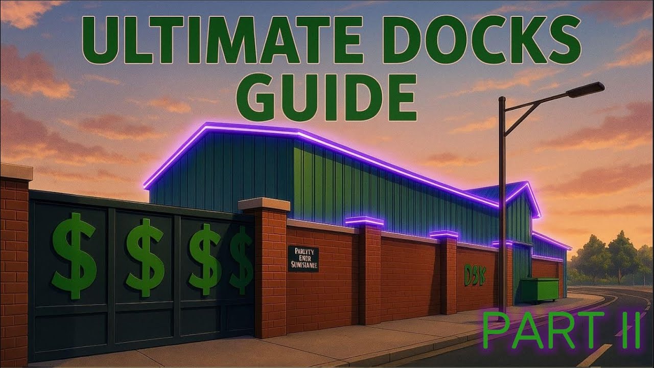 Schedule 1 - Ultimate Docks Guide - Part 2 - YouTube