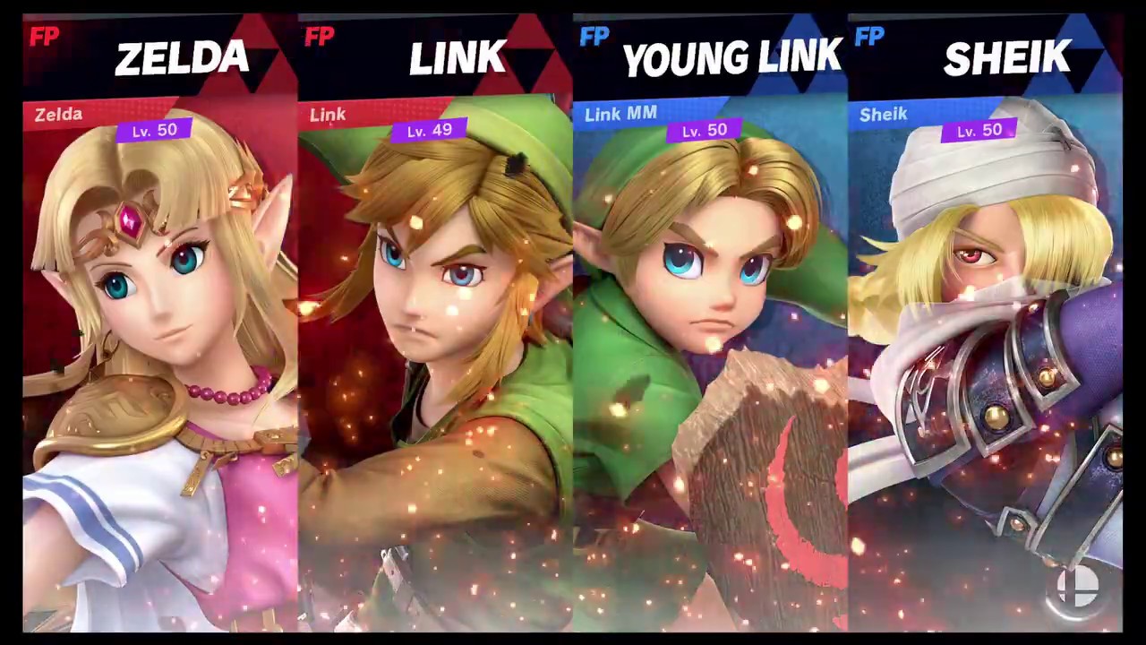 Super Smash Bros Ultimate Amiibo Fights Request #412 Link & Zelda vs ...