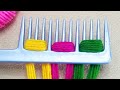 Amazing 2 Beautiful Woolen Yarn Flower making ideas with Hair Comb | Easy Sewing Hack