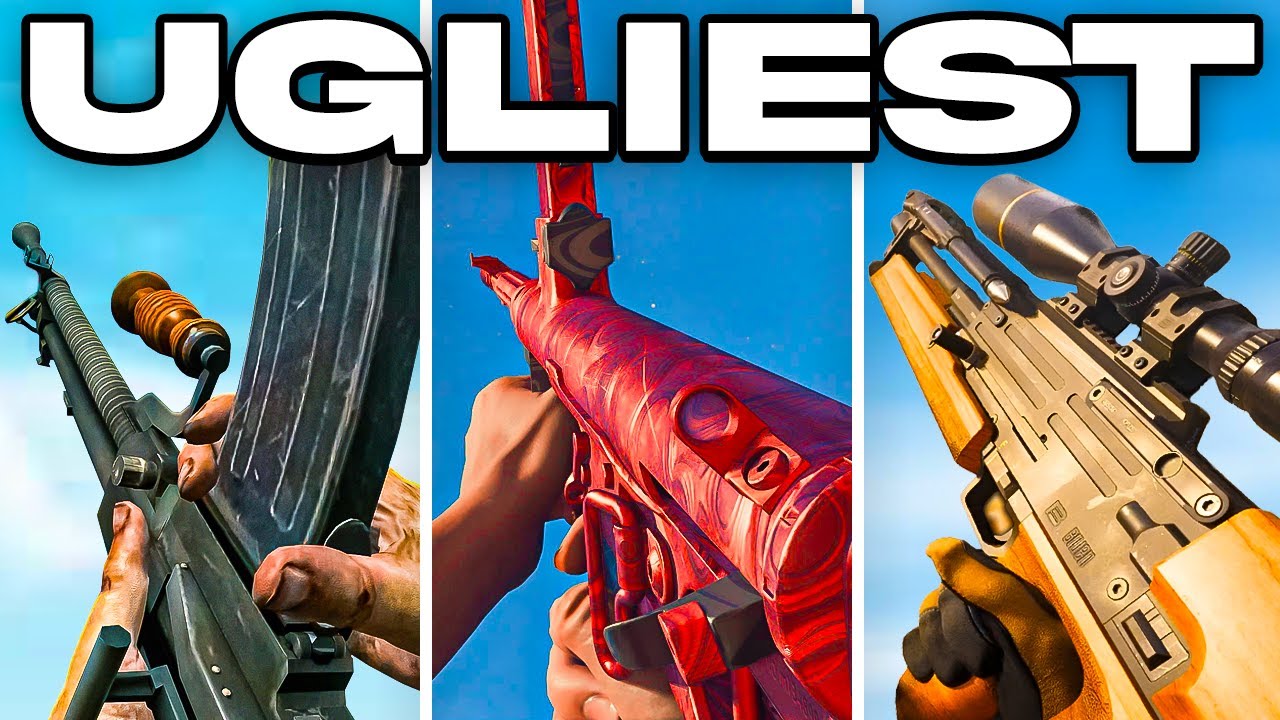 Using the UGLIEST Guns in COD History