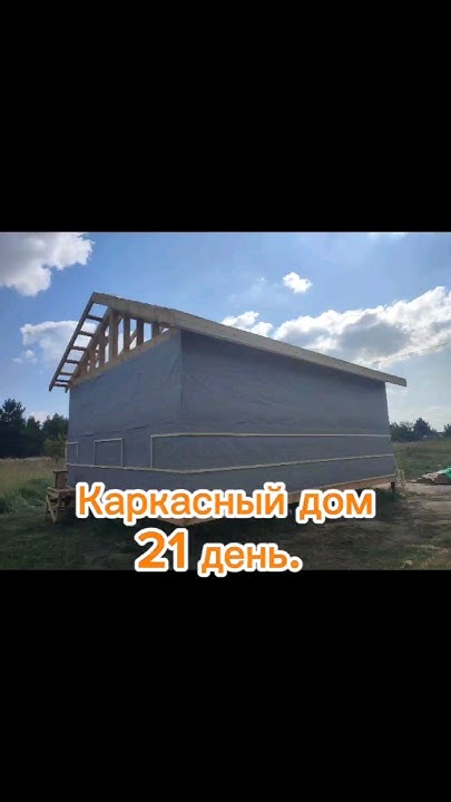 Каркасное строительство 21 день. #каркасныйдом #дачаподключ # ...