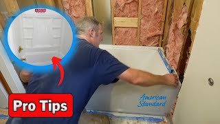 Installing an American Standard Tub & Delta 500 Series Shower Surround | Complete Step by Step Guide