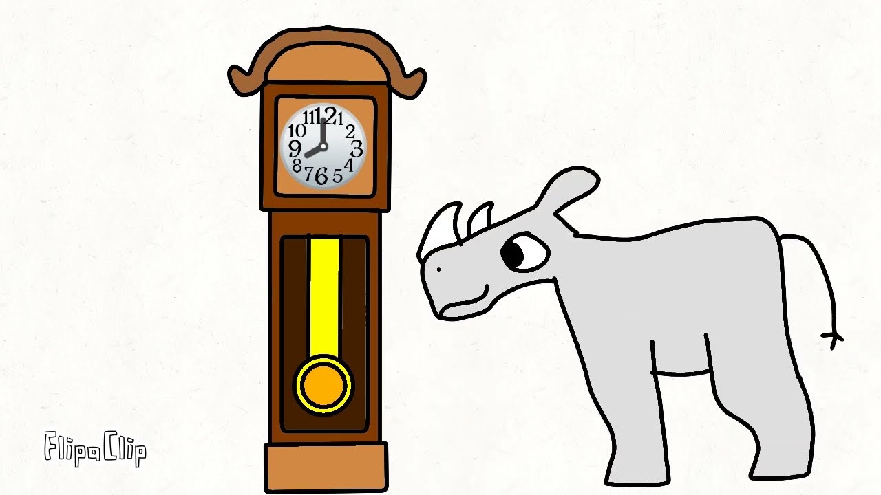 hickory dickory dock with rhino