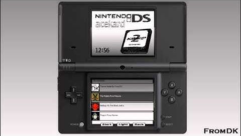 Tron + "AceKard" Themes / Skins For Acekard 2 / AceKard 2i