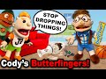 SML Movie: Cody's Butterfingers!