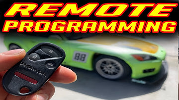 HOW TO PROGRAM A HONDA REMOTE KEY FOB | 2002 S2000 Example