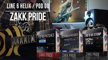 Line 6 Helix / HX Stomp / POD Go Patches | Zakk Pride | Wylde Medley Demo