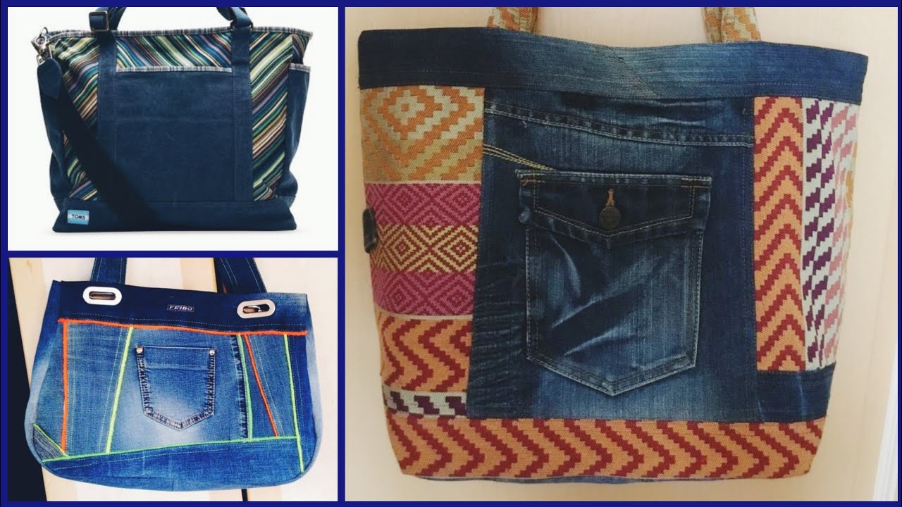 most beautiful new stylish jeans handbag 👖👜new latest handmade casual ...