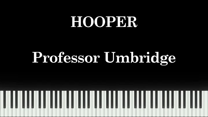Harry Potter 5 - Professor Umbridge (Synthesia Pia...