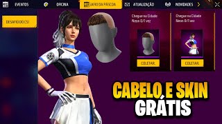 VLW GARENA! PEGUE CABELO DO RONALDO E SKIN GRÁTIS NO FREE...