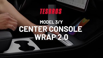 Tesla Model 3/Y DIY Center Console 2.0 (2021 Sliding Door Refresh) Wrap Install Instructions