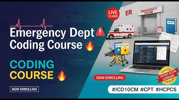 Emergency Department Coding course 🔥 Medical Coding and Billing Course Online #icd10cm #cpt #hcpcs
