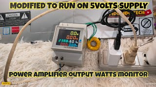 HOW TO MODIFY MULTI-FUNCTION METER TO RUN ON 5V SUPPLY (TUTORIAL VIDEO)