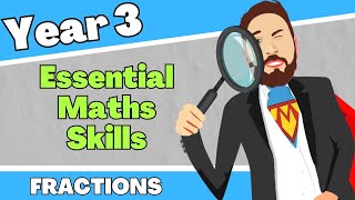 Year 3 Maths Lesson UK - FRACTIONS