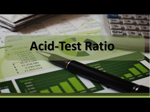 Video: Paano mo makakalkula ang working ratio ng acid acid test at kasalukuyang ratio?