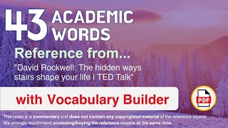 43 Academic Words Ref from \\