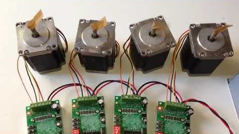 Kit CNC 4 Eixos - 4 Motores de 15Kgf - 4 TB6560