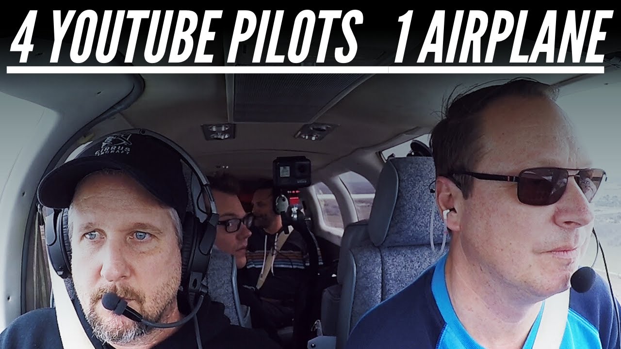 Flight of 4 (Aviation Youtubers) Martin Pauly, Wolficorn, Fly With The Guys.