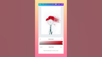 Dispersion effect || Shatter effect in canva || #shorts || #youtubeshorts