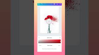 Dispersion effect || Shatter effect in canva || #shorts || #youtubeshorts