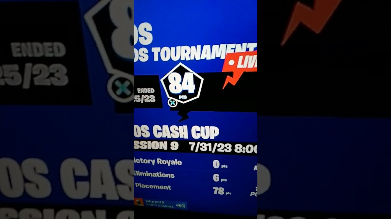 84 points in duos Cash cup with greenowl47 games 
