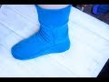 Как сшить носки из флиса / выкройка