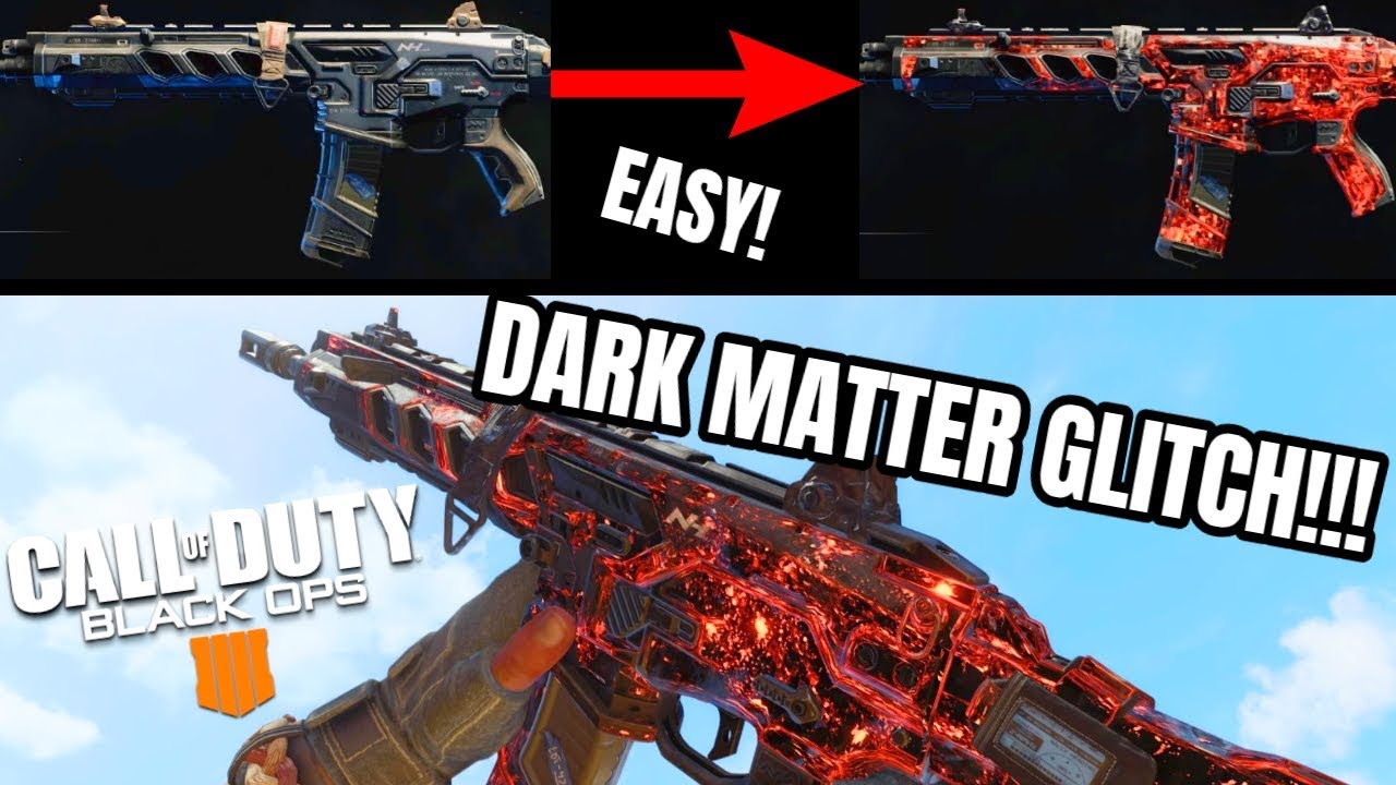 BLACK OPS 4 FREE DARK MATTER CAMO GLITCH!!! [BO4 Dark Matter Glitch ...