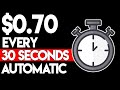 Make 070 every 30 seconds on autopilot passive income