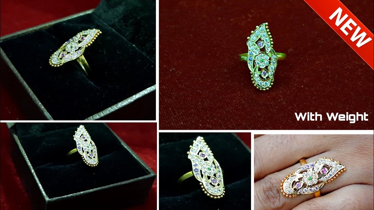 fcity.in - Royal Rajputi Green Diamond Size Rings 2 Pic / Shimmering  Glittering