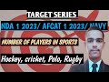 NUMBER OF PLAYERS IN VARIOUS SPORTS 🏑🏏 watch it😃 @repeatersviews #trending #numberofplayers #nda