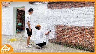 A couple leaving city to renovate an old house in a town ~ Diy Clean up and Room makeover