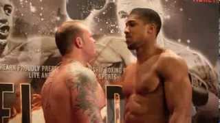 Anthony Joshua V Dorian Darch - Official Weigh-In Cardiff - Reloaded