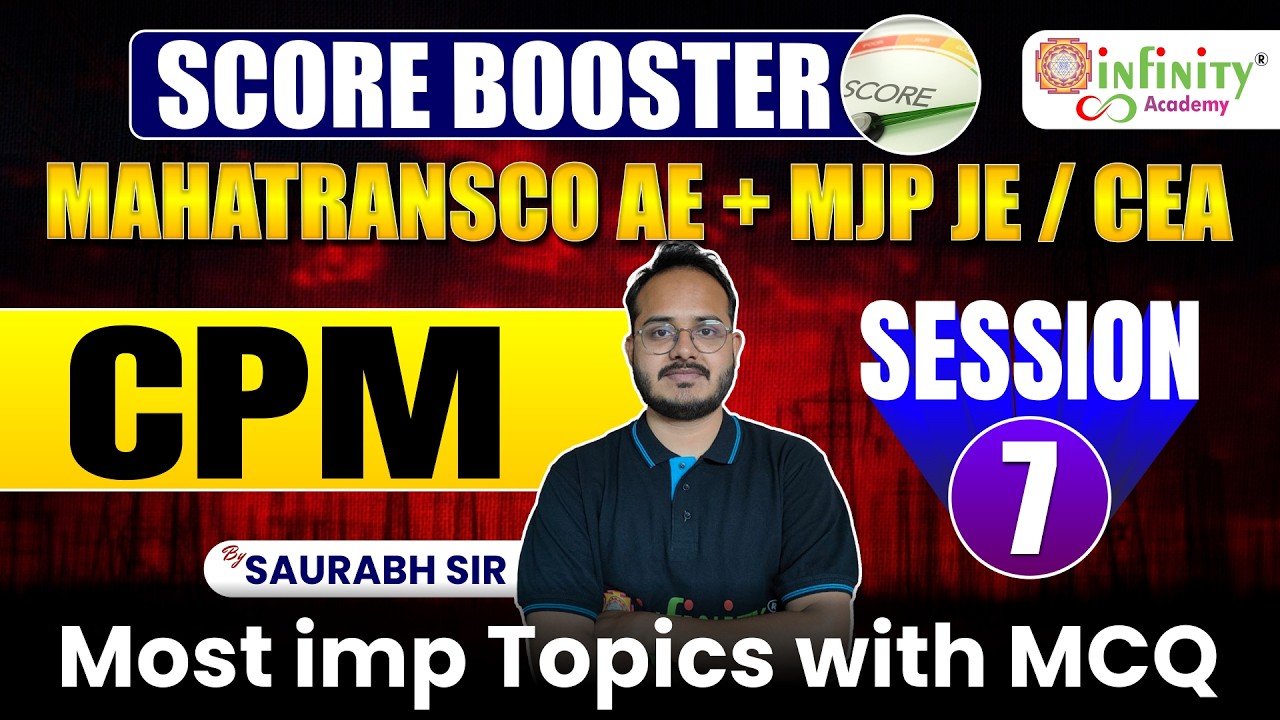 Повышение баллов | Семинар CPM | MAHATRANSCO AE + MJP JE / CEA | Наиболее важные темы с вопросами...