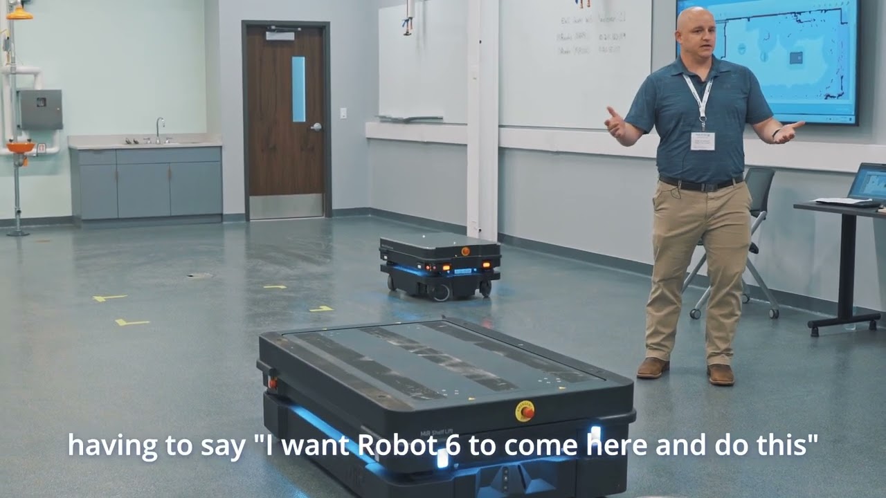 Automated Logistics Demo - Fleet software for multiple robots