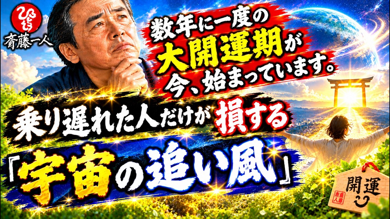 大開運福亀　斎藤ひとり 斎藤一人】数年に一度の大開運期が今、始まっています。乗り遅れた人