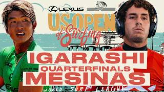 Kanoa Igarashi vs Lucca Mesinas | Lexus US Open of Surfing pres by Pacifico 2026 Quarterfinals