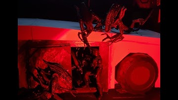 Aliens Colonial Marines APC for action figures. 1:12 scale scratch build